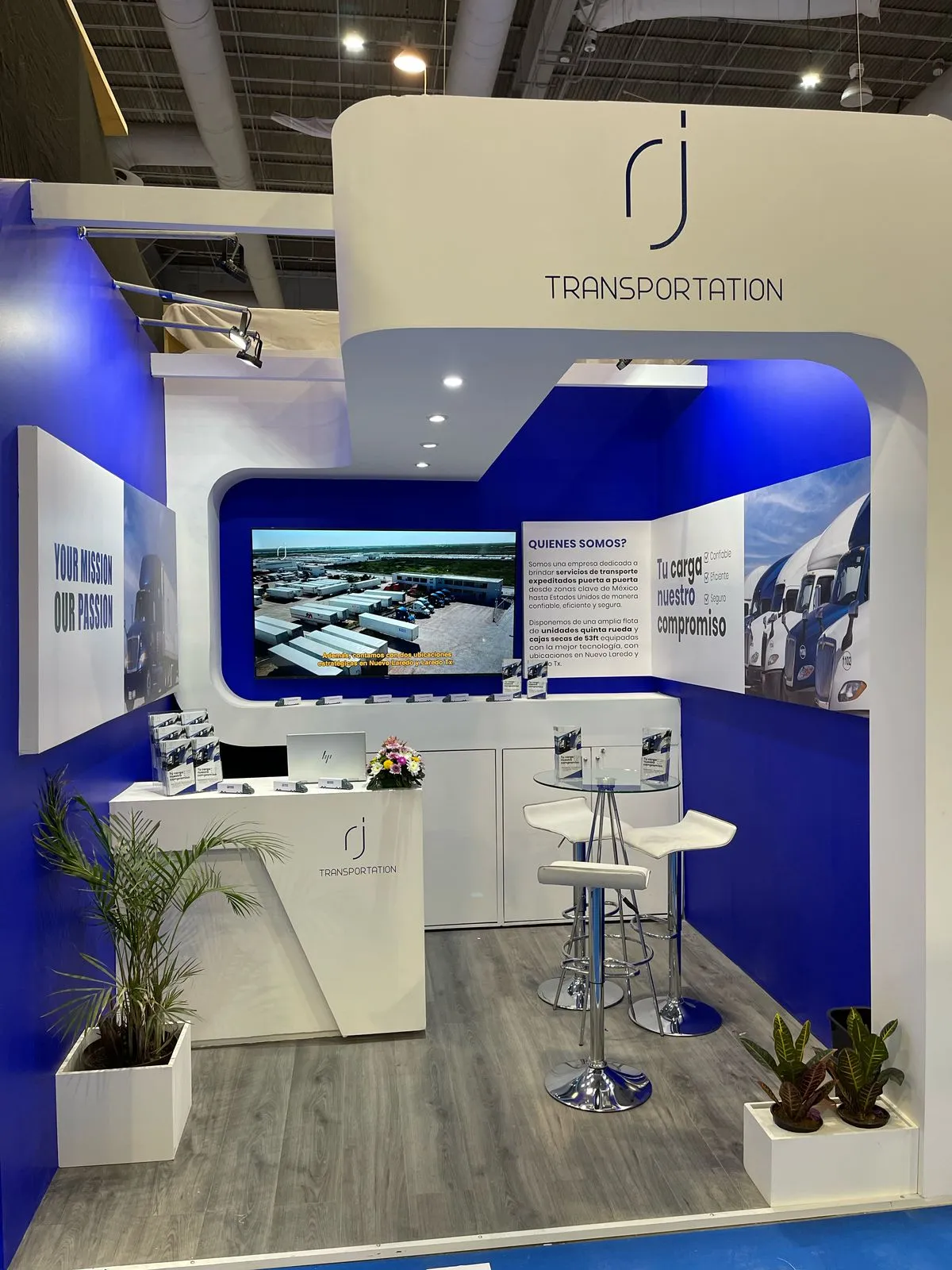 Logistics World Mexico expo booth