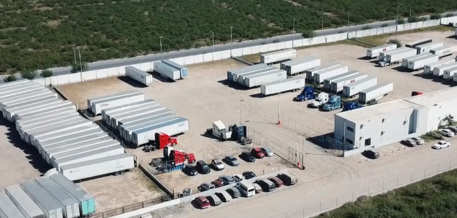 RJ Transportation new facility at 8208 Camino Colombia