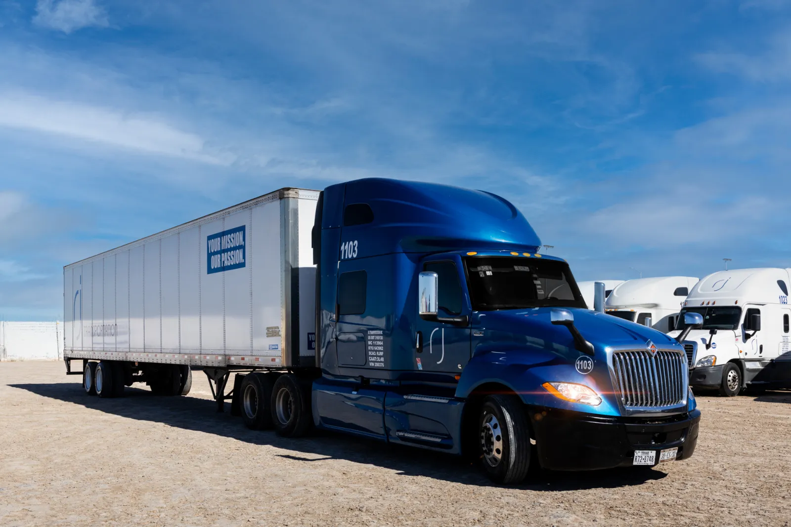 RJ Transportation cross-border fleet