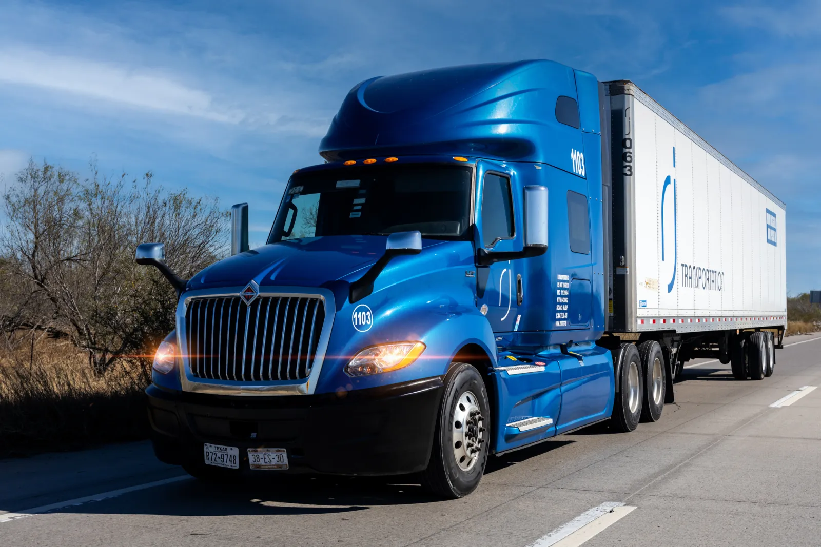 RJ Transportation on the road